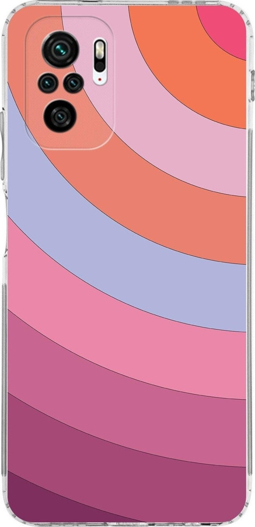 Xiaomi Poco M5S Kamera Korumalı Kapak Renk Cümbüşü Tasarımlı Şeffaf Kılıf