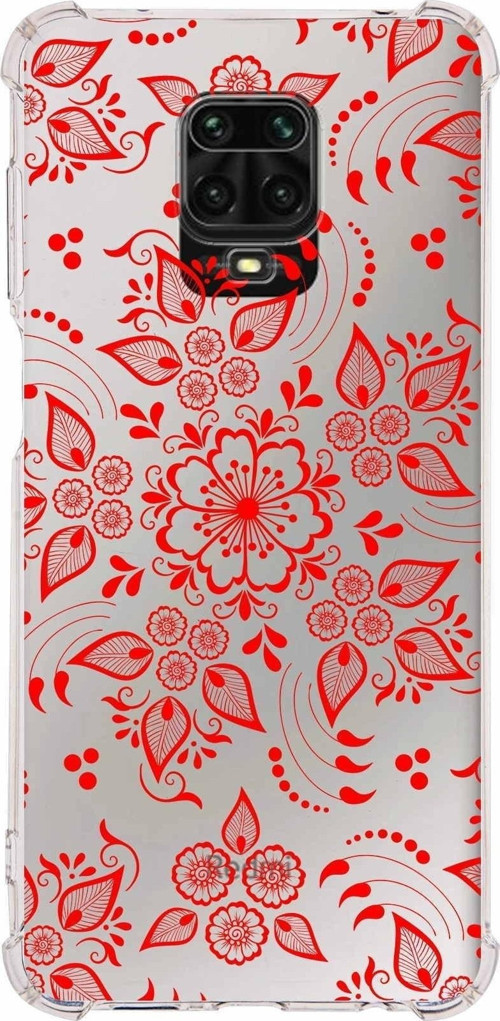 Xiaomi Redmi Note 9 Pro Köşe Korumalı Antişok Kapak Nostalji Desen Tasarımlı Şeffaf Kılıf