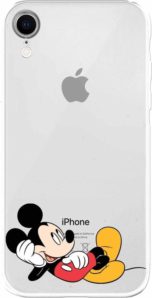 Apple Iphone Xr Uyumlu Kamera Korumalı Kapak Mickey Mouse Tasarımlışeffaf Kılıf