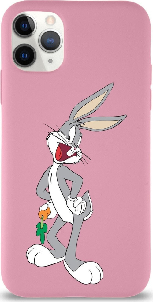 Iphone 11 Pro Uyumlu Lansman Kılıf Bugs Bunny Tasarımlı Altı Kapalı Içi Kadife Kaplı Kapak