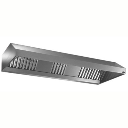 Professional Duvar Tipi Davlumbaz, Fanlı, Filitreli, Paslanmaz Çelik - 1200x1400 Mm, Blockventil Serisi ABPV1412BT