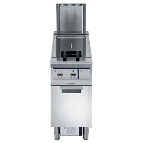 Professional 23-lt Gazlı Fritöz, 1 "v" Tip Hazneli, Brülörler Hazne Dışında, Elektronik Kontrol, Programlanabilir Ve 2x½ Sepetli - Hp E9KKHBBAMCG