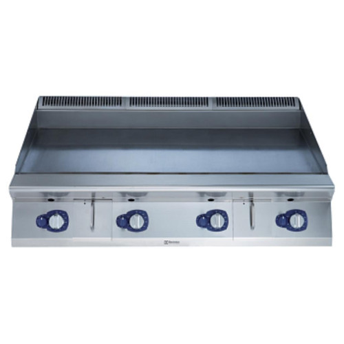 Professional Geniş Hp Izgara, Gazlı, Çizilmeye Karşı Dayanıklı Nitrochrome3 Düz Krom Pişirme Yüzeyi, Yatay,termostatik Kontrol, Spatula Dahil - 1200 Mm E9IIKAAOMIA