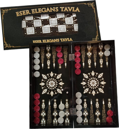 Elegans Büyük Boy Tavla Takımı