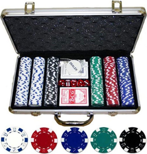 300 Chip Poker Seti Metal Çantalı