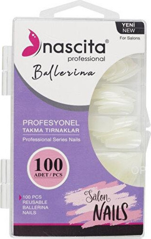 100'lü Kutulu Ballerina Takma Tırnak - 168