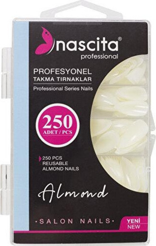 250'li Kutulu Almond Takma Tırnak - 172