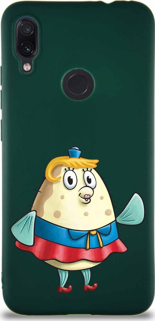 Xiaomi Redmi Note 7 Pro Soft Premier Kapak Puff Tasarımlı Silikon Kılıf - Yeşil