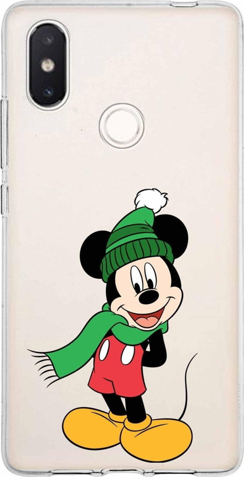 Xiaomi Mi 8 Se Uyumlu Kapak Mickey Mouse Tasarımlı Şeffaf Silikon Kılıf