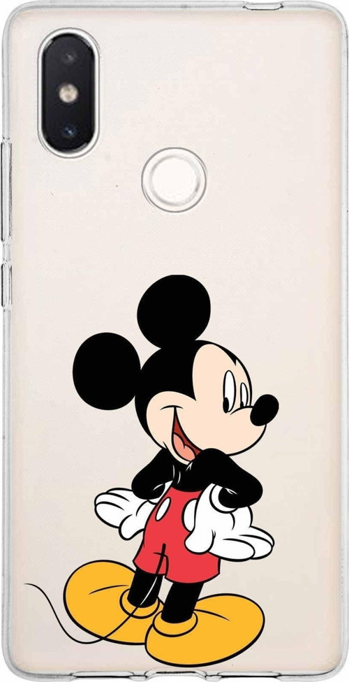 Xiaomi Mi 8 Se Uyumlu Kapak Mickey Mouse Tasarımlı Şeffaf Silikon Kılıf