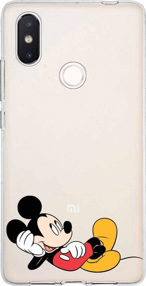 Xiaomi Mi 8 Se Uyumlu Kapak Mickey Mouse Tasarımlı Şeffaf Silikon Kılıf