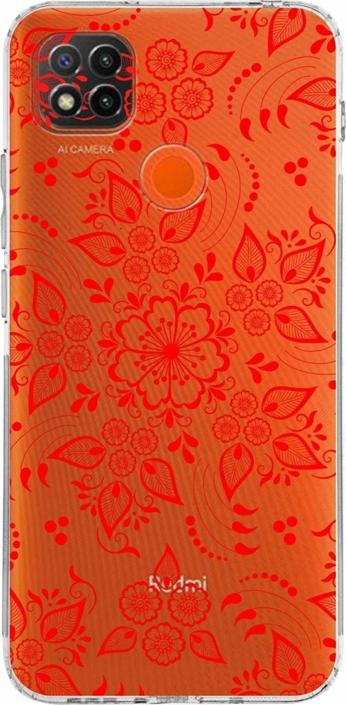 Xiaomi Redmi 9C Kamera Korumalı Kapak Nostalji Desen Tasarımlı Şeffaf Kılıf