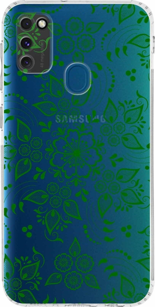 Samsung Galaxy M30S Kamera Korumalı Kapak Nostalji Desen Tasarımlı Şeffaf Kılıf