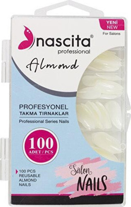 100'lü Kutulu Almond Takma Tırnak - 166
