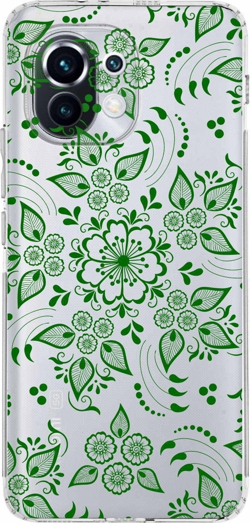 Xiaomi Mi 11 Kamera Korumalı Kapak Nostalji Desen Tasarımlı Şeffaf Kılıf