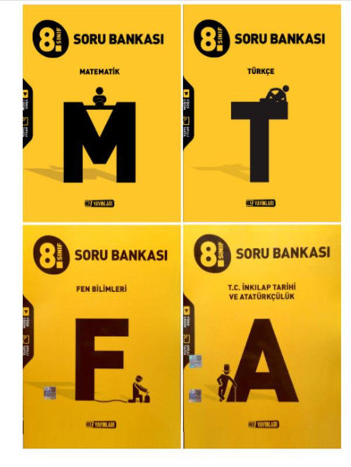 Hız Yayınları 8.Sınıf LGS 4'lü Soru Bankası Seti
