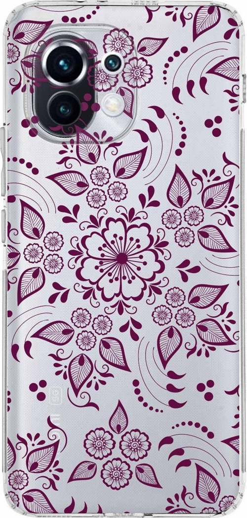 Xiaomi Mi 11 Kamera Korumalı Kapak Nostalji Desen Tasarımlı Şeffaf Kılıf