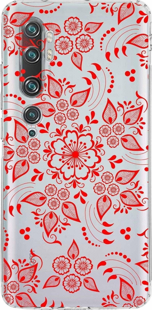 Xiaomi Poco X3 Kamera Korumalı Kapak Nostalji Desen Tasarımlı Şeffaf Kılıf