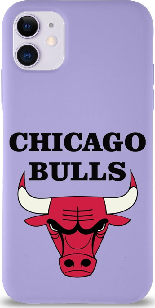 Iphone 11 Uyumlu Lansman Kılıf Chicago Bulls Tasarımlı Altı Kapalı Içi Kadife Kaplı Kapak
