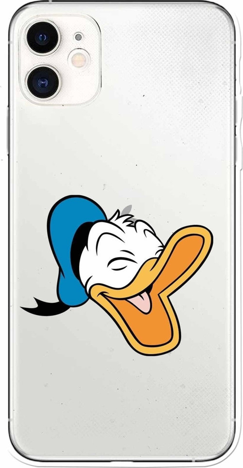 Apple Iphone 11 Uyumlu Kamera Korumalı Kapak Donald Duck Tasarımlışeffaf Kılıf