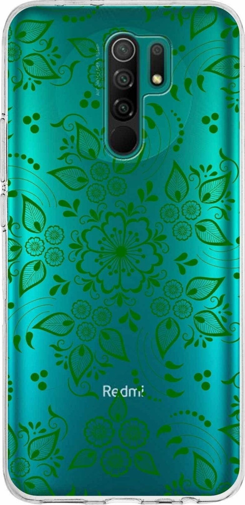 Xiaomi Redmi 9 Uyumlu Kapak Nostalji Desen Tasarımlı Şeffaf Silikon Kılıf