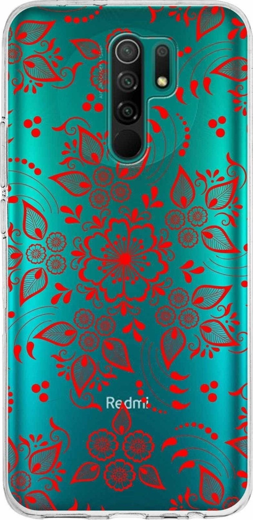 Xiaomi Redmi 9 Uyumlu Kapak Nostalji Desen Tasarımlı Şeffaf Silikon Kılıf
