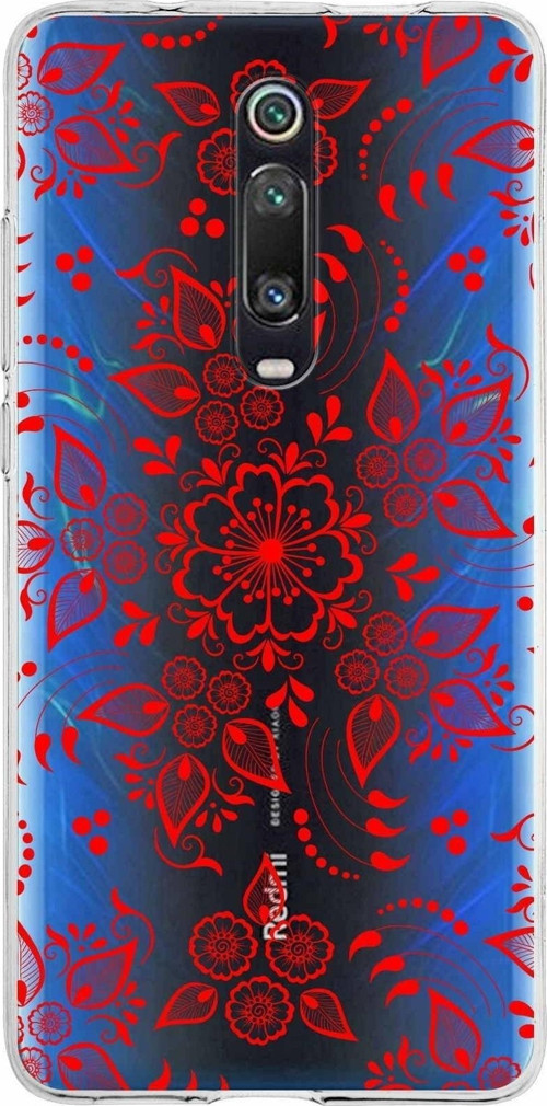 Xiaomi Redmi K20 Uyumlu Kapak Nostalji Desen Tasarımlı Şeffaf Silikon Kılıf