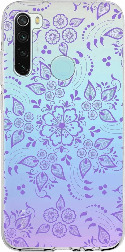 Xiaomi Redmi Note 8 Uyumlu Kapak Nostalji Desen Tasarımlı Şeffaf Silikon Kılıf