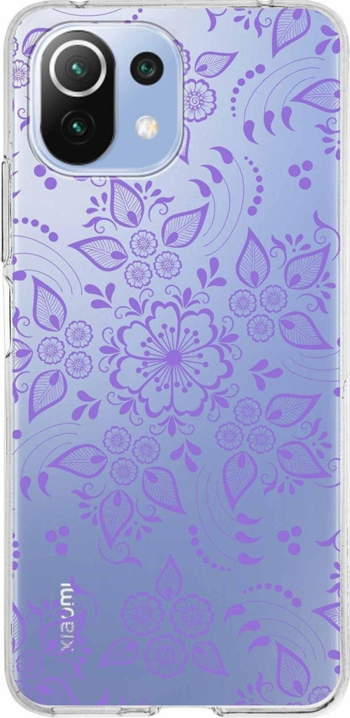 Xiaomi Mi 11 Lite Uyumlu Kapak Nostalji Desen Tasarımlı Şeffaf Silikon Kılıf