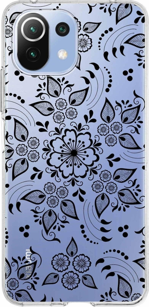 Xiaomi Mi 11 Lite Uyumlu Kapak Nostalji Desen Tasarımlı Şeffaf Silikon Kılıf