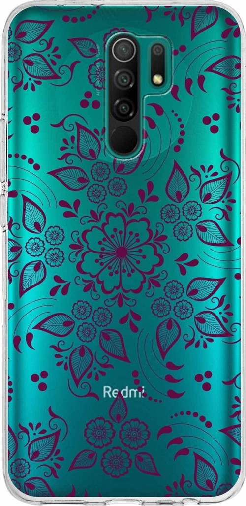 Xiaomi Redmi 9 Uyumlu Kapak Nostalji Desen Tasarımlı Şeffaf Silikon Kılıf