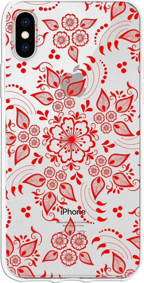 Apple Iphone Xs Uyumlu Kapak Nostalji Desen Tasarımlı Şeffaf Silikon Kılıf