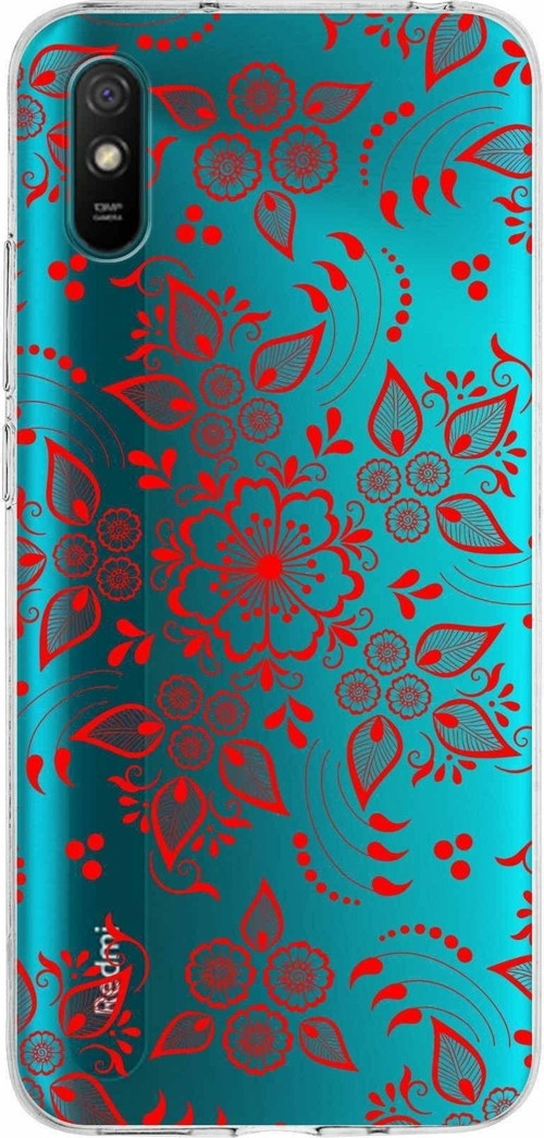 Xiaomi Redmi 9A Uyumlu Kapak Nostalji Desen Tasarımlı Şeffaf Silikon Kılıf