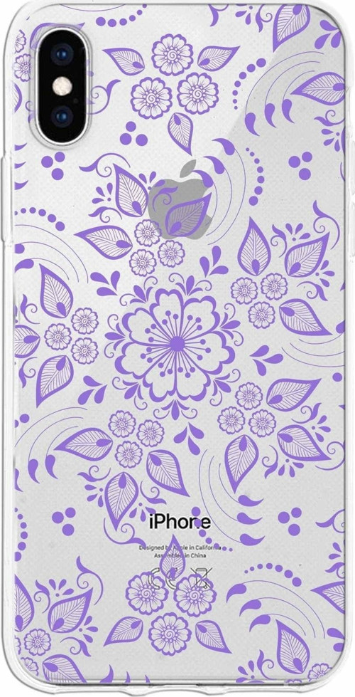Apple Iphone Xs Uyumlu Kapak Nostalji Desen Tasarımlı Şeffaf Silikon Kılıf