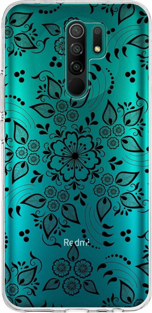 Xiaomi Redmi 9 Uyumlu Kapak Nostalji Desen Tasarımlı Şeffaf Silikon Kılıf