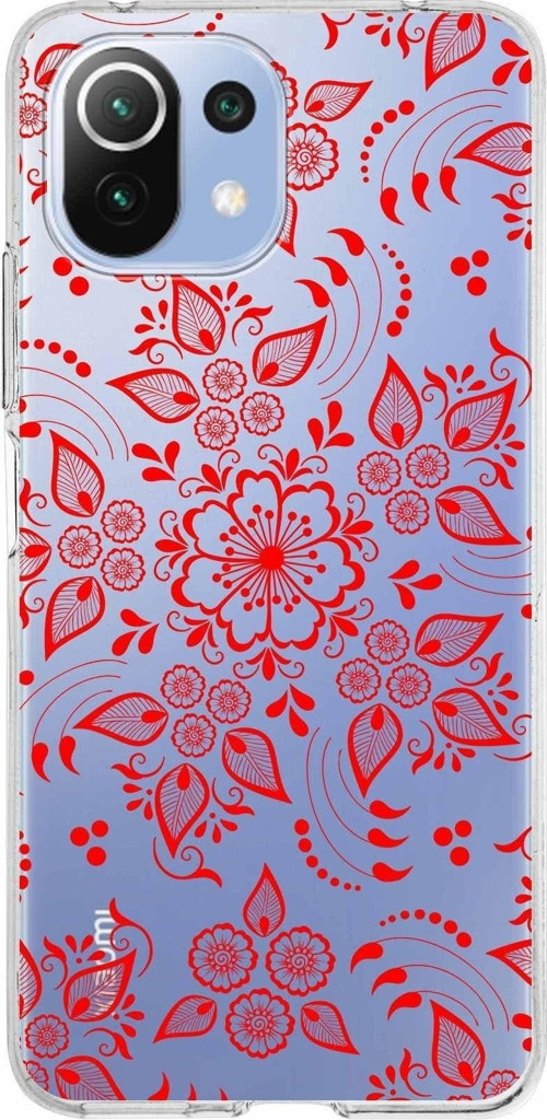 Xiaomi Mi 11 Lite Uyumlu Kapak Nostalji Desen Tasarımlı Şeffaf Silikon Kılıf