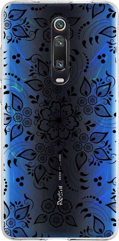 Xiaomi Redmi K20 Uyumlu Kapak Nostalji Desen Tasarımlı Şeffaf Silikon Kılıf