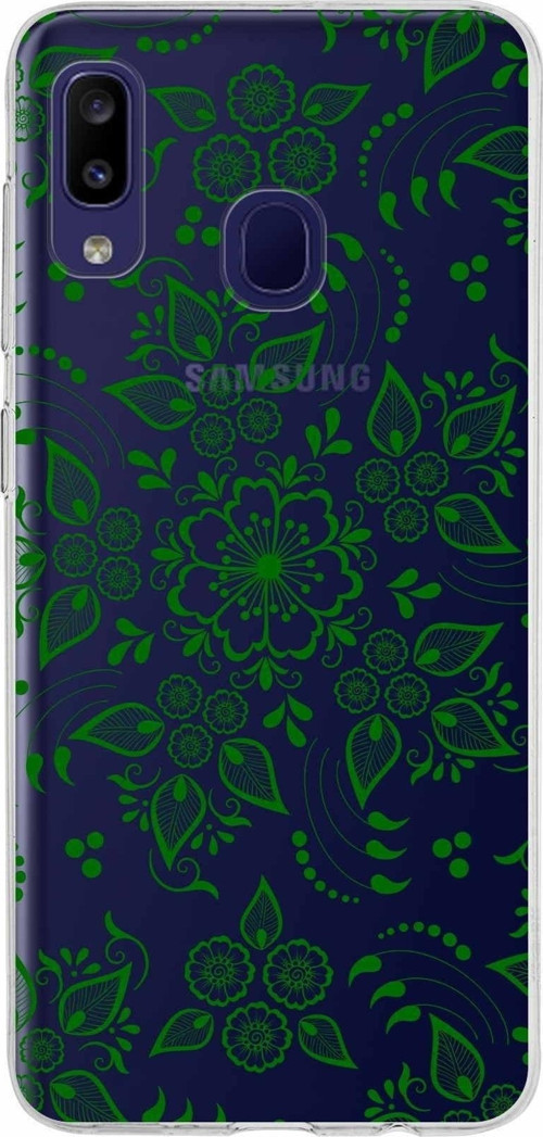 Samsung Galaxy M10S Kapak Nostalji Desen Tasarımlı Şeffaf Silikon Kılıf