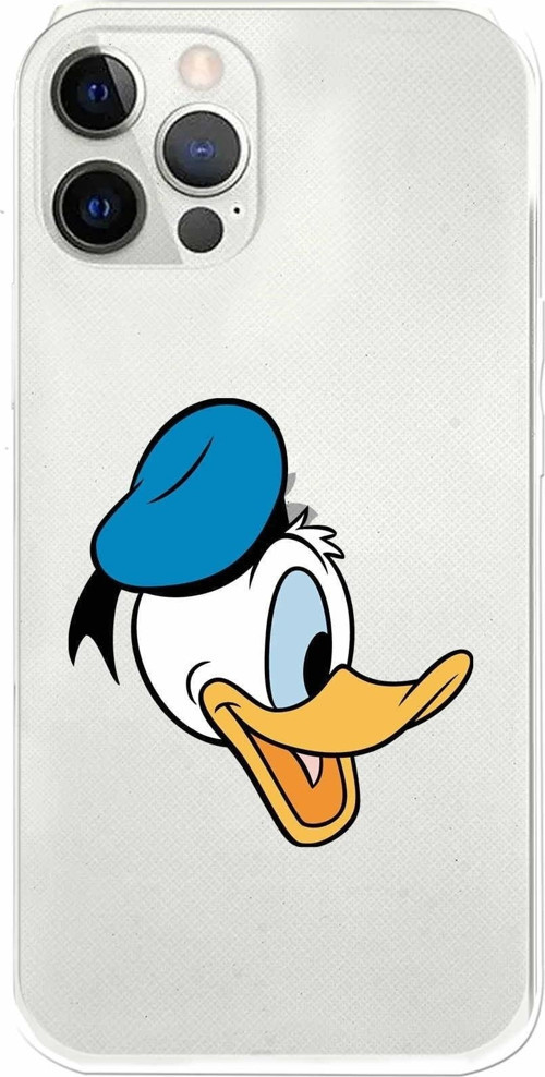 Apple Iphone 12 Pro Uyumlu Kamera Korumalı Kapak Donald Duck Tasarımlışeffaf Kılıf