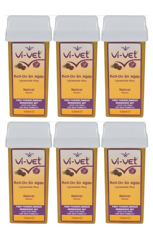 Natural Kartuş Sir Ağda 100 ml 6 lı Set