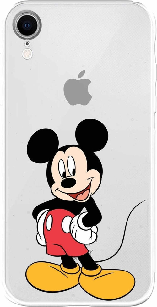 Apple Iphone Xr Uyumlu Kamera Korumalı Kapak Mickey Mouse Tasarımlışeffaf Kılıf