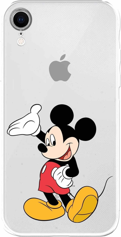 Apple Iphone Xr Uyumlu Kamera Korumalı Kapak Mickey Mouse Tasarımlışeffaf Kılıf