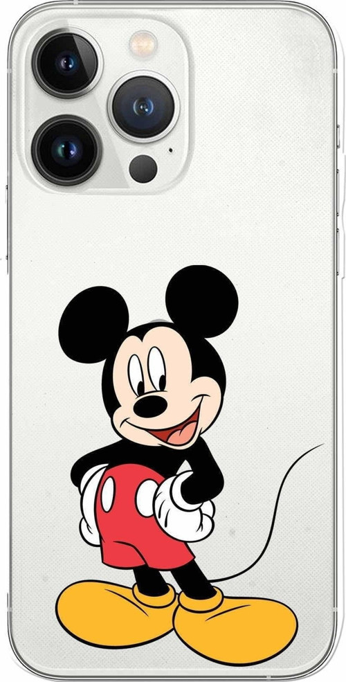 Apple Iphone 13 Pro Uyumlu Kamera Korumalı Kapak Mickey Mouse Tasarımlışeffaf Kılıf