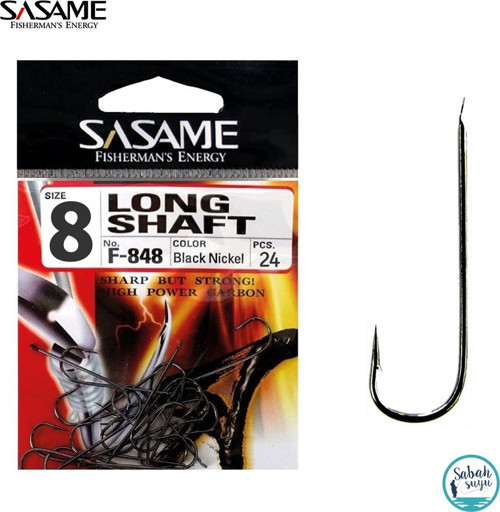 F-848 Long Shaft İğne #8 (24Ad) Siyah