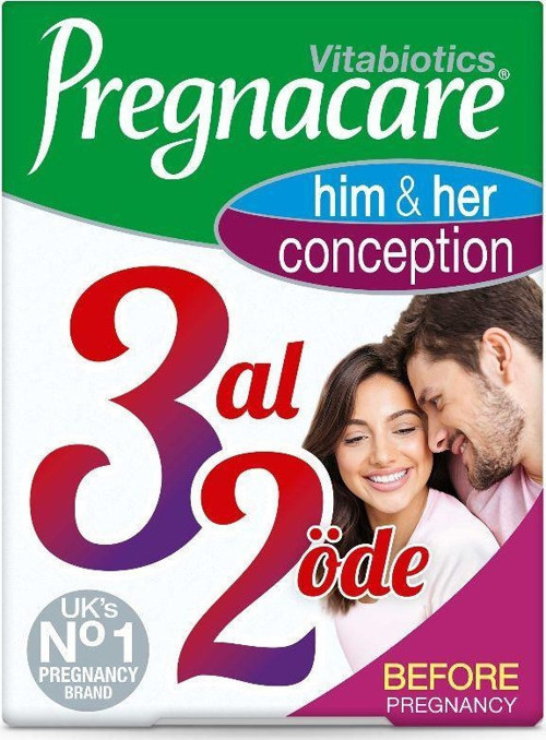 Pregna_care Him&Her Conception 60 Tablet 3al2 öde