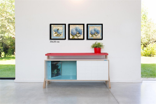 Çerçeveli Doku Efektli Tablo Seti 100x30 cm