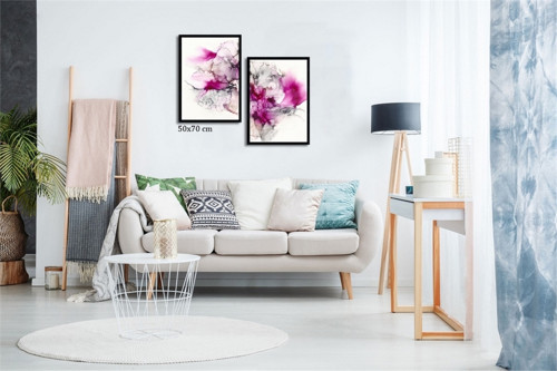 Çerçeveli Doku Efektli Tablo Seti 105x90 cm