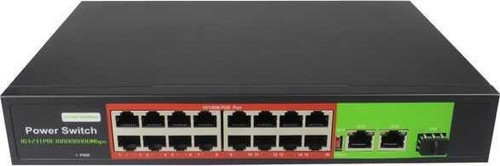 POE-G1621SFP-300W 16 Port Gigabit 2xgb Rj45 1xsfp Yönetilemez Poe Switch