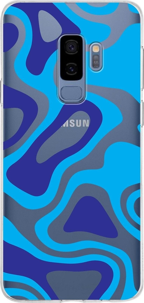 Samsung Galaxy S9 Plus Kapak Renkli Desen Tasarımlı Şeffaf Silikon Kılıf