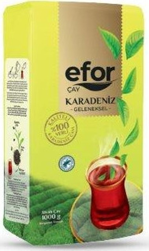 Efor Siyah Çay Karadeniz Bergamot Aromalı 1 KG